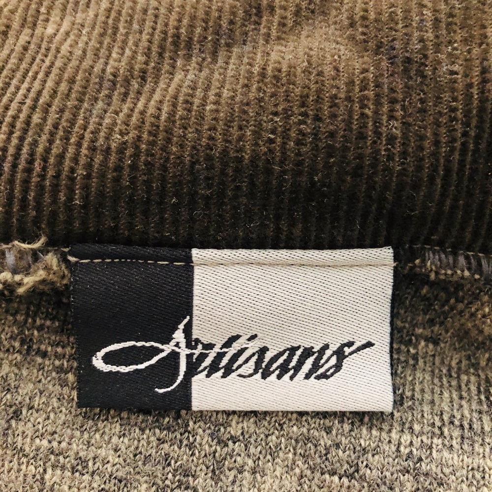 Artisans Fleece Button Front Jacket Pockets L - image 3